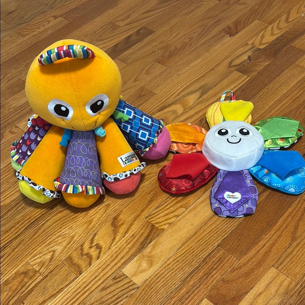 Lamaze Octopus Plush Toy with Colorful Tentacles
